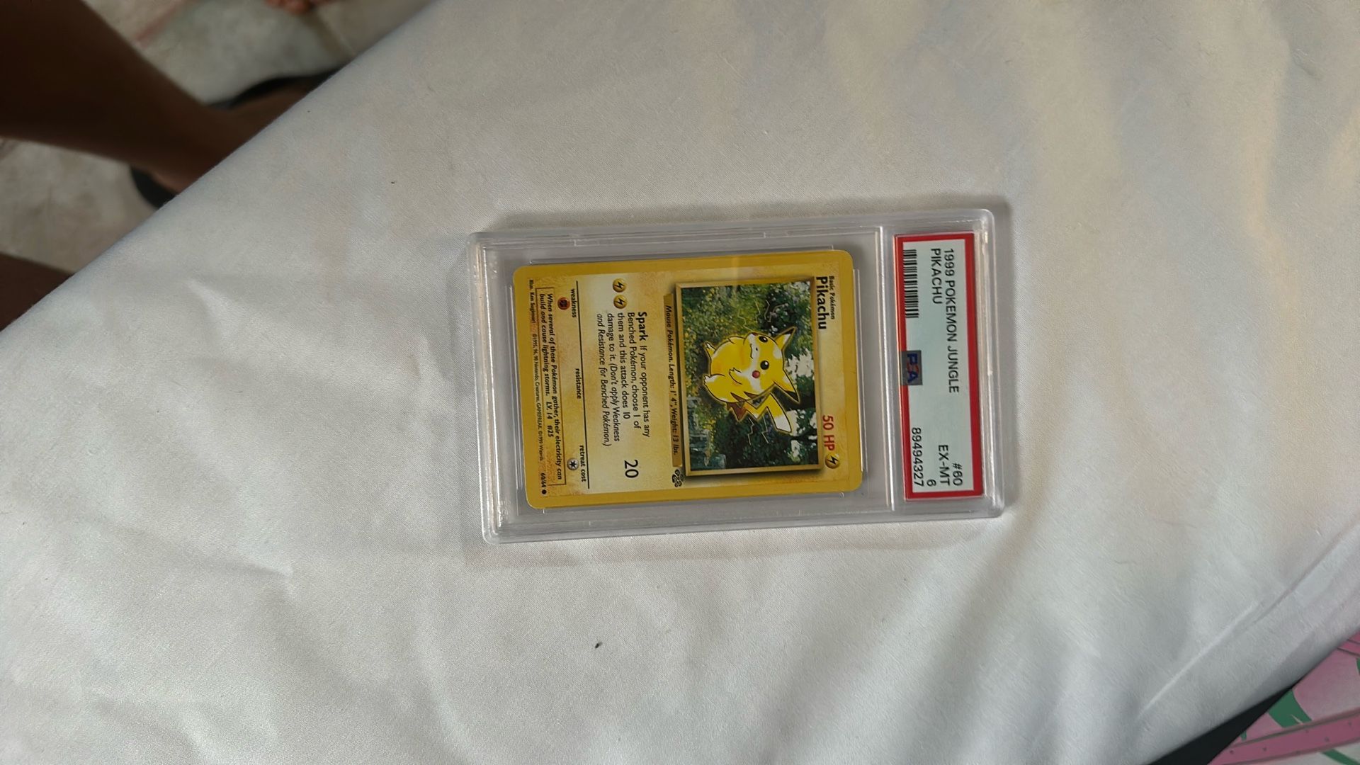 1999 Pokémon Jungle Pikachu PSA 6