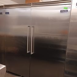 Viking Professional 72" Column Fridge And Freezer Set 