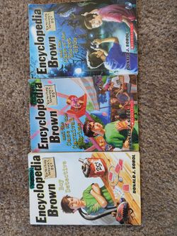 3 Encyclopedia Brown Books