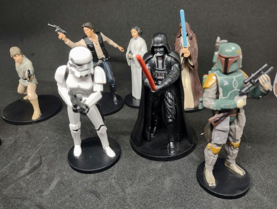 Disney Original Star Wars Figurines - Set of 10