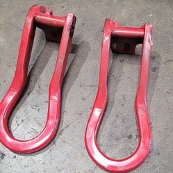 24 Silverado Red Tow Hooks