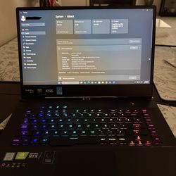 ROG Asus Zephyrus GU502GV Gaming Laptop