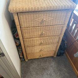 Wicker Dresser