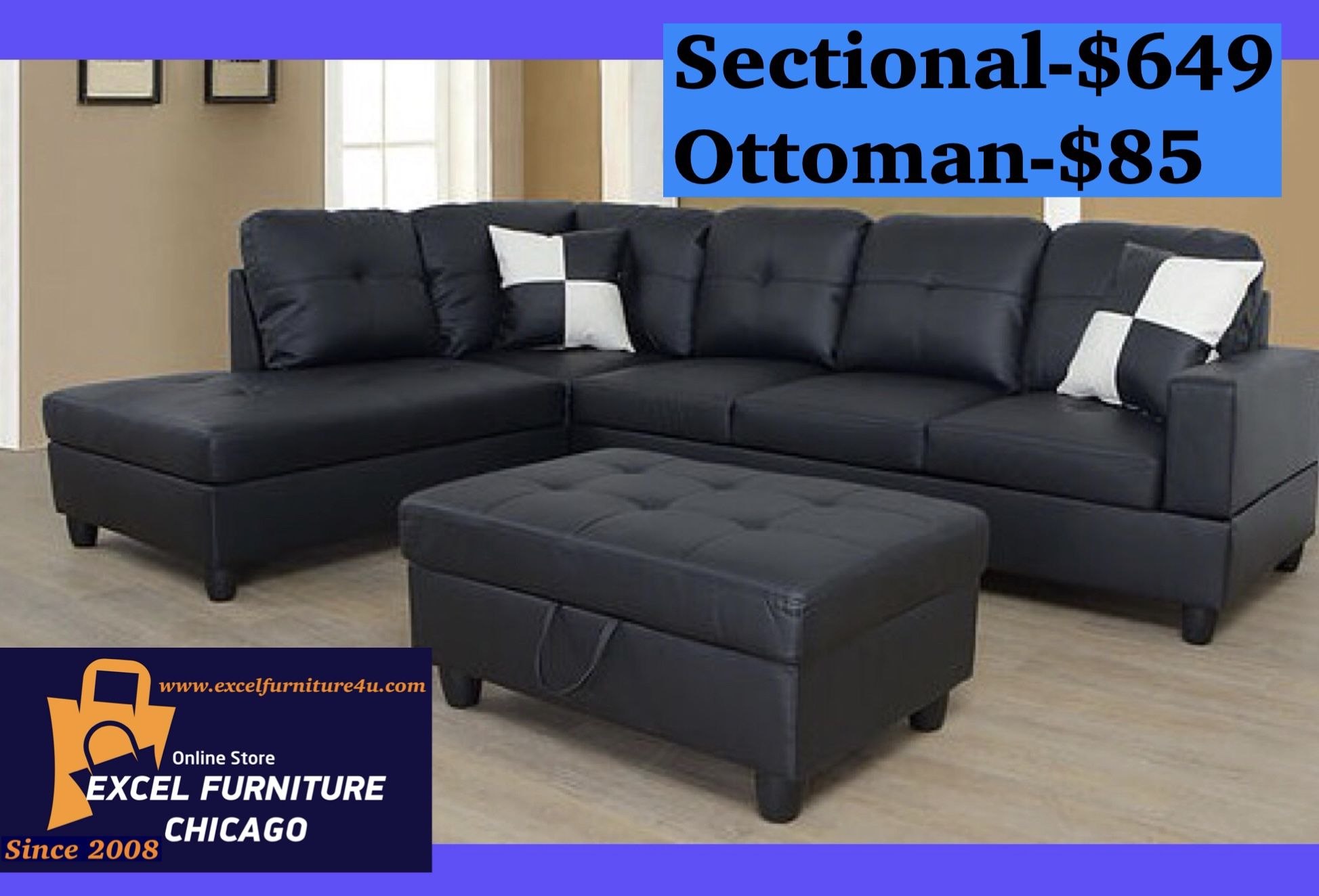 📦Free Delivery—Brand New Sofa, Couch, Sectional 
