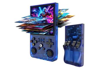 Retro Game Console R36MAX Handheld Game Console with 64GB Preloaded Games,
