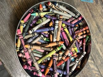 Full Container Of Crayons