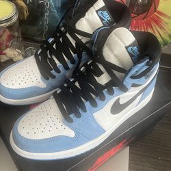 Jordan 1 High University Blue size 9