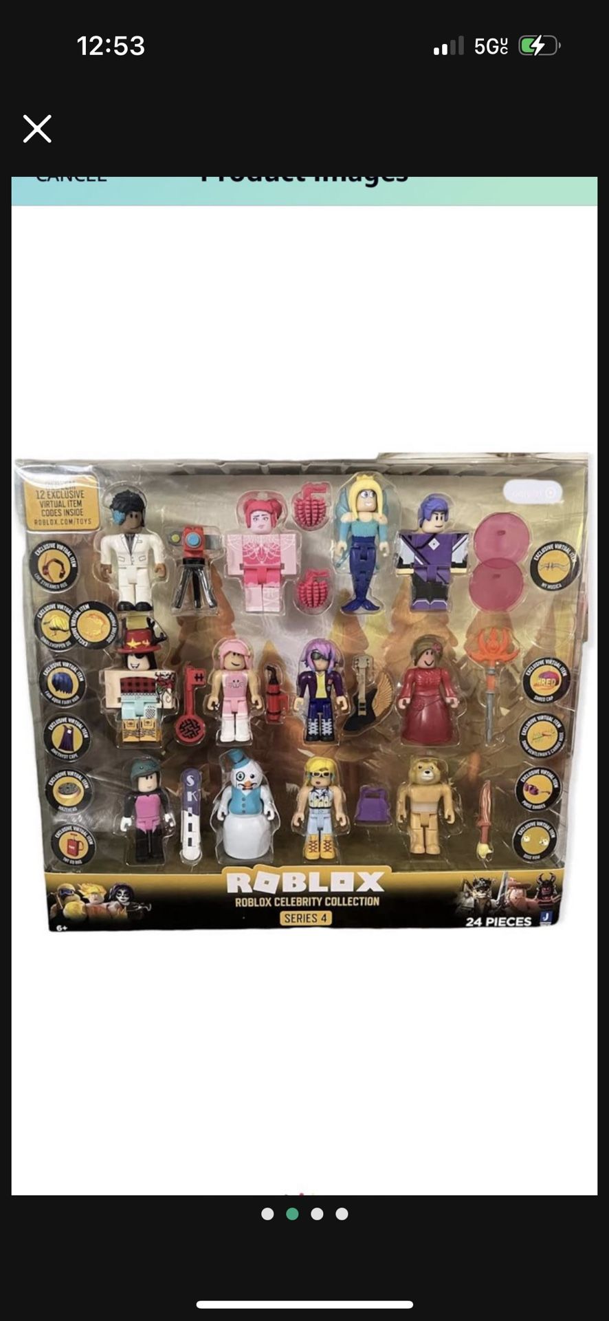 Roblox Celebrity - Series 4 - 12 Figures - 12 Exclusive Virtual Items!