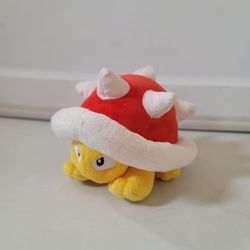 Official Little Buddy Super Mario 6" Spiny Plush Red Shell Spikes 2015 Nintendo