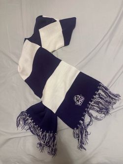 WSU Scarf made by Sport-tek  purple and white