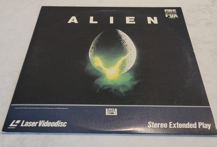 ALIEN Laserdisc LD Stereo Extended Play - Sigourney Weaver
