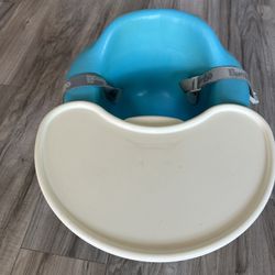 Bumbo wTray!!!  Blue - Used Great Condition