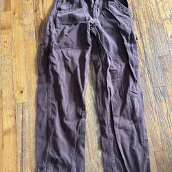 Women's Brown cargo pants size 00