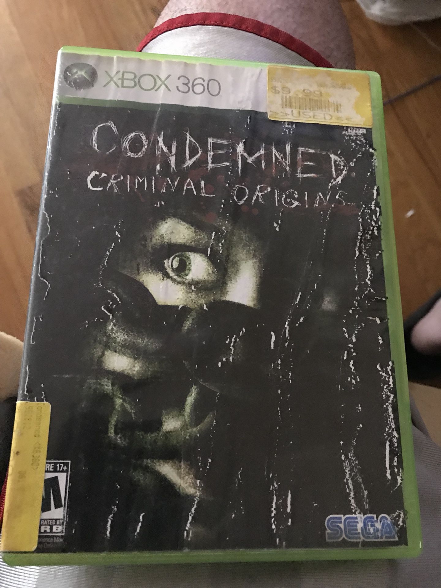 Condemned criminal origins Xbox 360 game