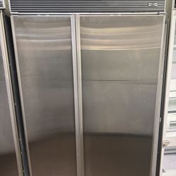 Sub Zero 48” Stainless Steel Built In Side By Side Refrigerator 