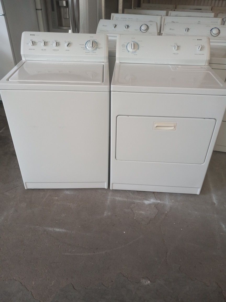 Set Washer And Dryer Kenmore Electric Dryer 220v Everything Is Good Working Condition 3 Months Warranty Delivery And Installation