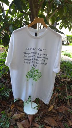 Revelation 2:7 Christian Graphic T-Shirt