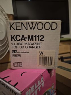 NEW KENWOOD 10 DISC CD CHANGER MAGAZINE