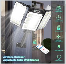 Solar light 3 panel very bright