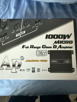 Audiopipe Full Range Class d Amplifier