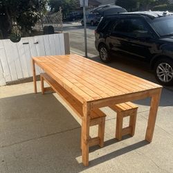 NEW 8ft Custom Outdoor Dining Set - Made To Order