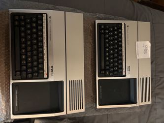 2 Texas Instruments TI-99/4A Vintage Computers + Accessories & Games
