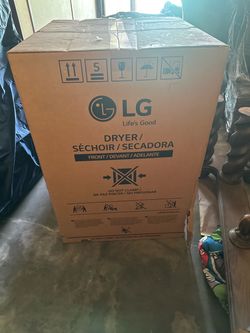 LG Washer and Dryer large capacity Wi-Fi