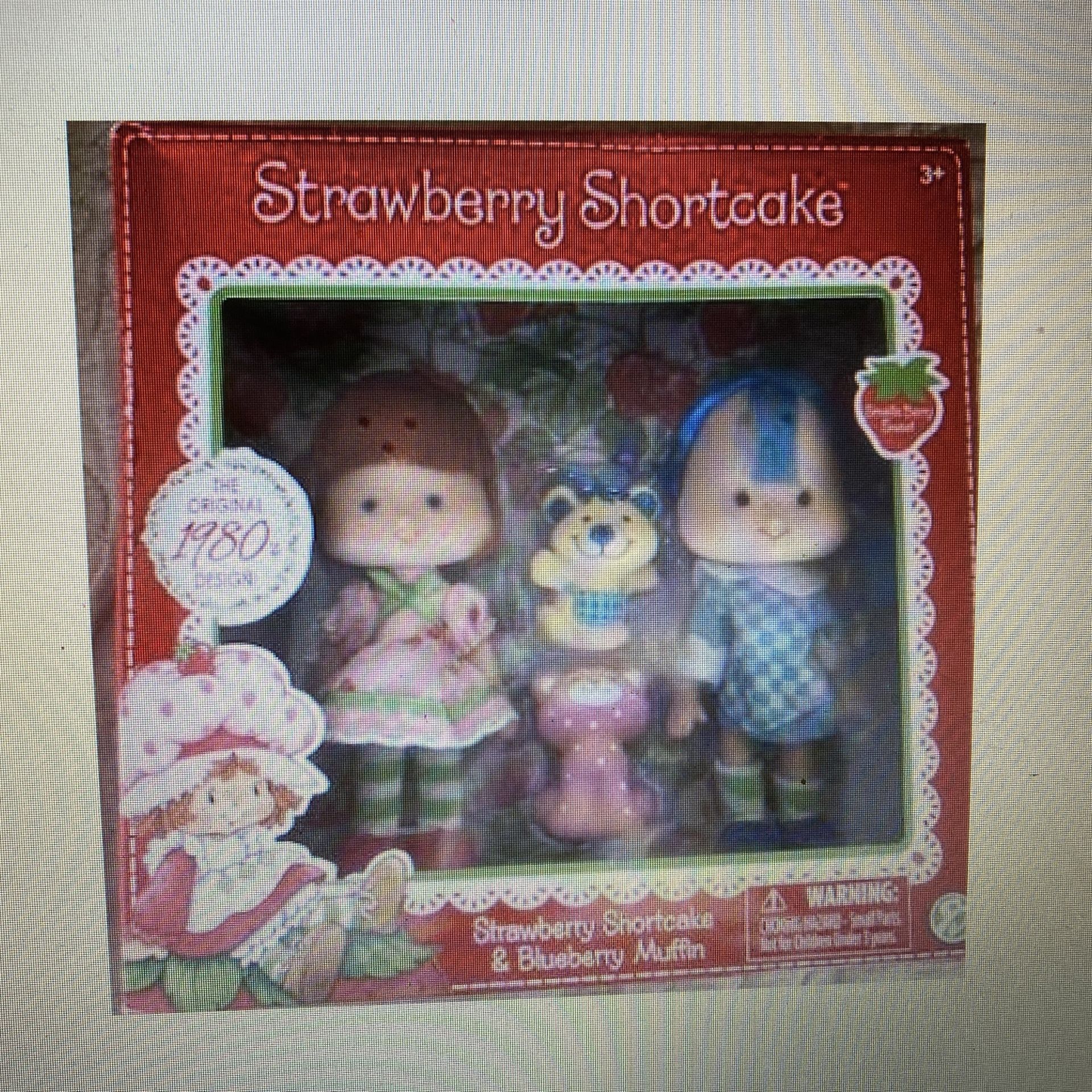 Strawberry shortcake and blueberry muffin doll toys