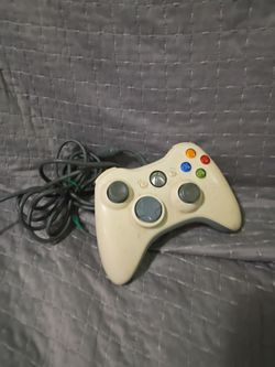 Xbox 360 Tan Wired Controller Fully Working And Tested