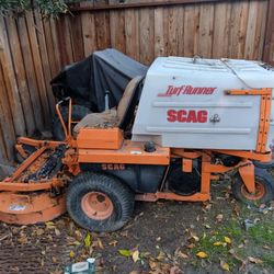 Walker Lawn Mower  ,48"  Blade Deck  1500hr. Works Perfect 