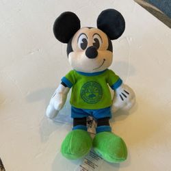 Disney Parks Animal Kingdom Dino Institute Mickey Mouse 10" Plush - RETIRING SOON