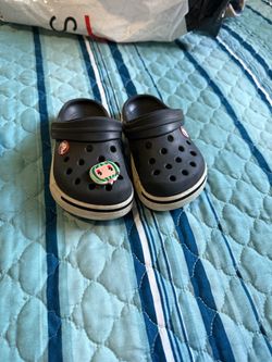 Crocs Kids Clog Shoes Navy Blue 8c