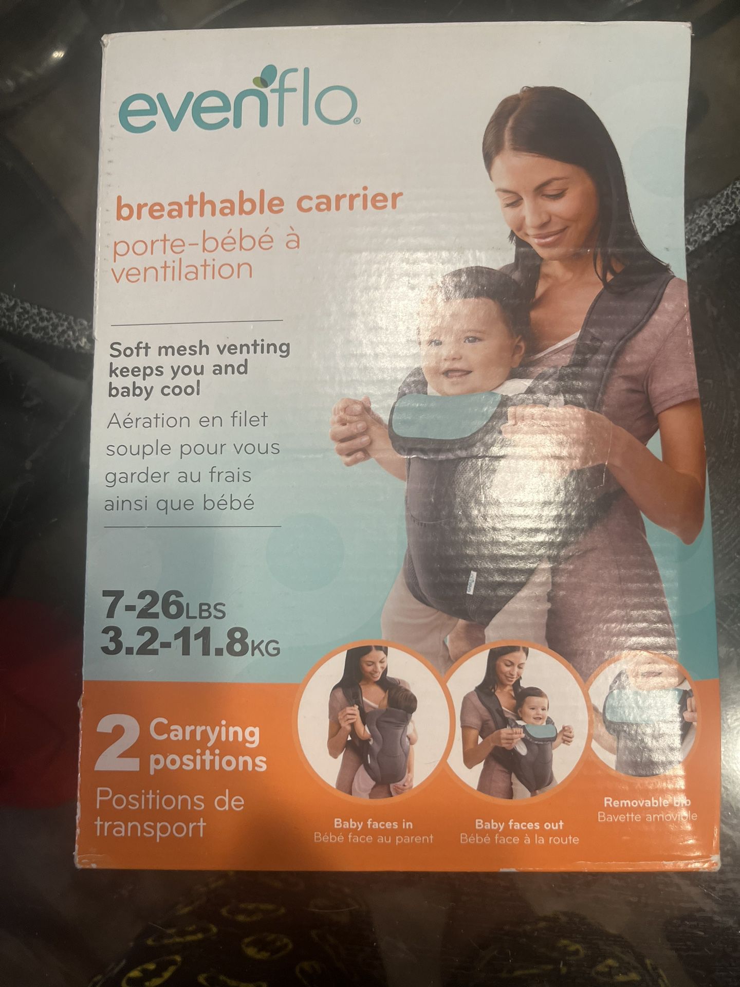 Evenflo Breathable Baby Carrier Front Pack