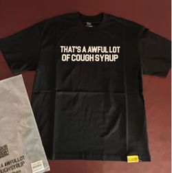 That's A Awful Lot Of Cough Syrup Black Logo T-Shirt – Size Medium