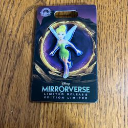 2023 Disney Parks Mirrorverse Tinker Bell Peter Pan Limited release Pin.  Brand new on original card.  Smoke free home 