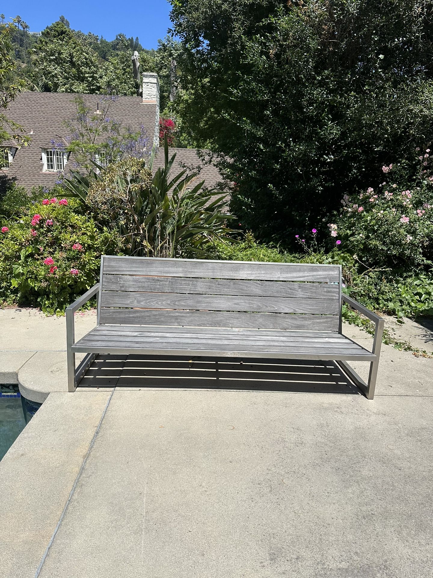 Outdoor Bench by Crate and Barrel