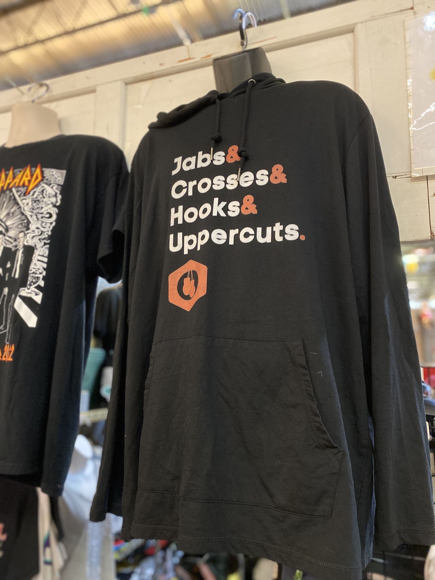 Men’s Boxing Themed Hoodie