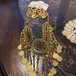 Earrings And Necklace Brand New For Ladies
