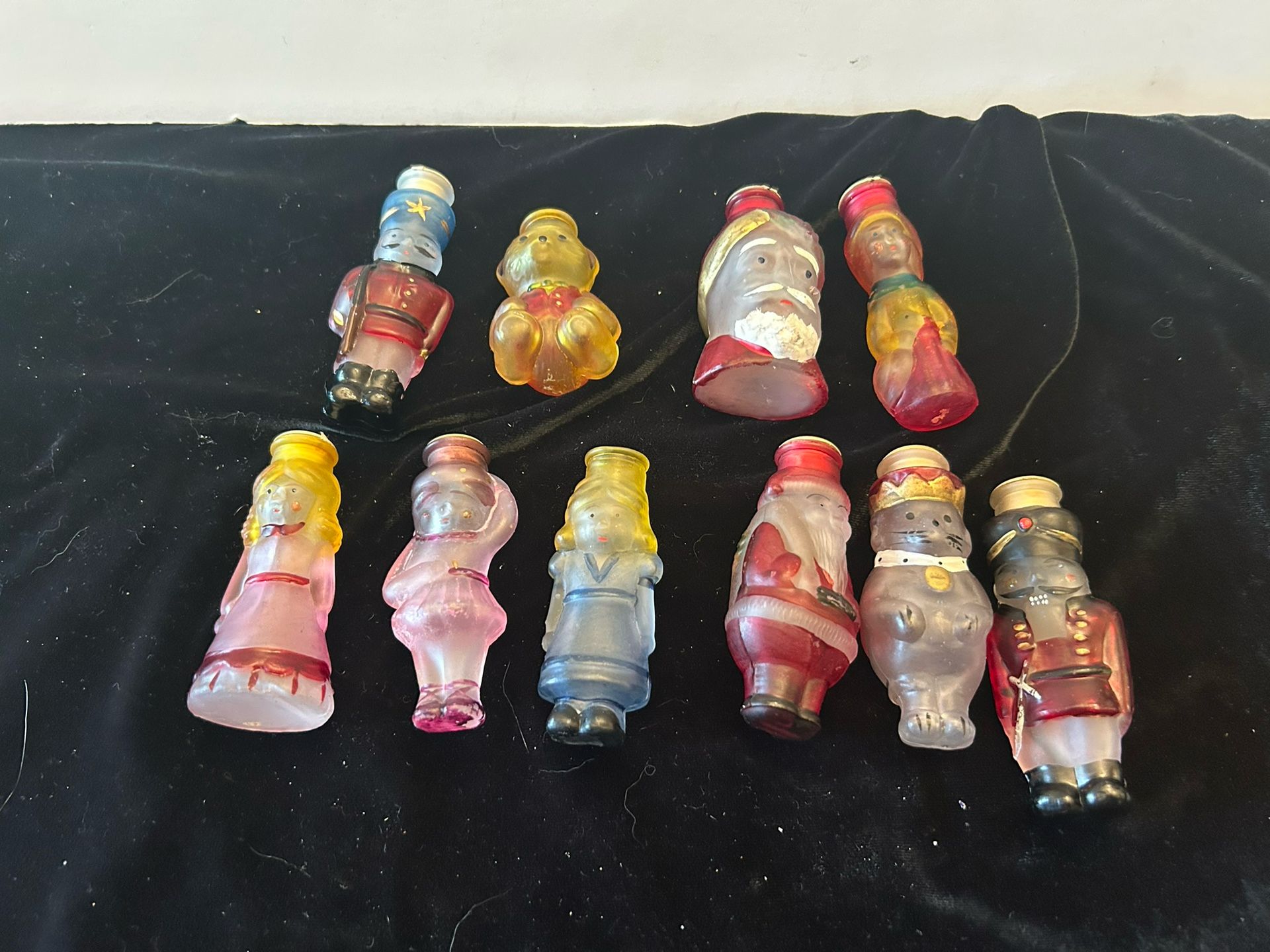 Antique Glass Christmas Light Bulb Covers