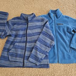 Columbia and Eddie Bauer Sweaters Boys Size Small 2 Pieces 