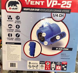 Air mover high velocity fan