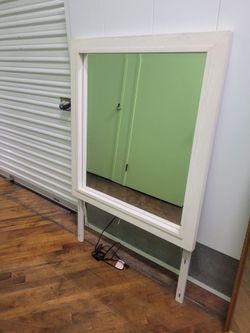 Mirror with Touch Vanity Lighting