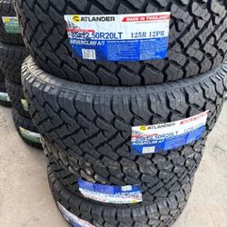 32x12.50/20 Atlander Tires Installed And Balanced 