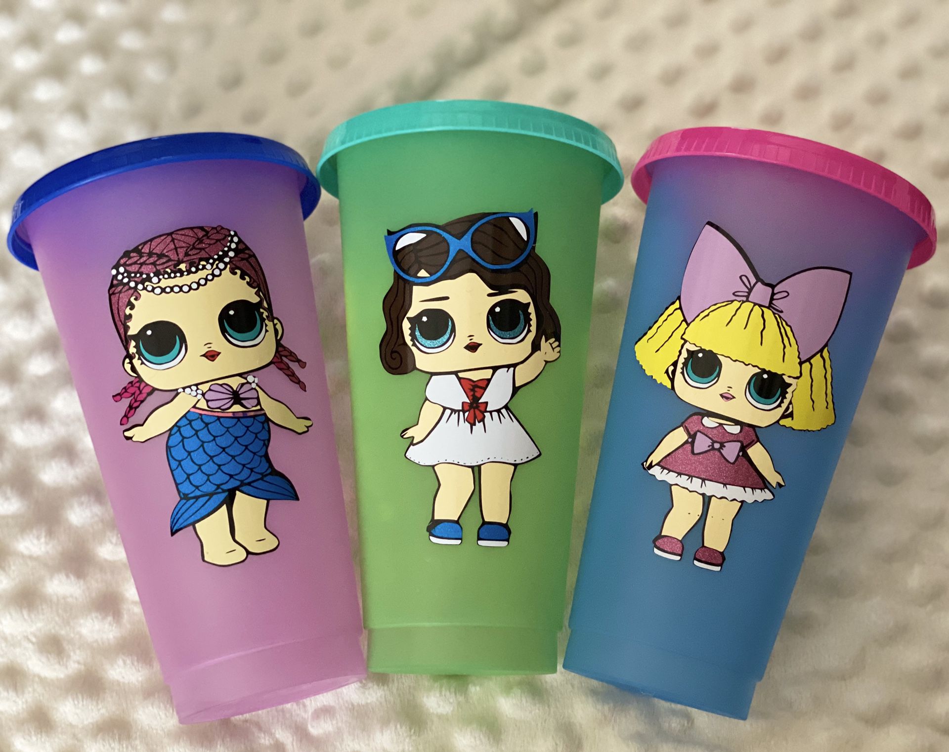Custom color changing cups chose your design!