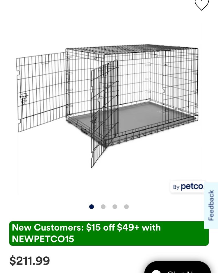 2 Large Dog Kennels