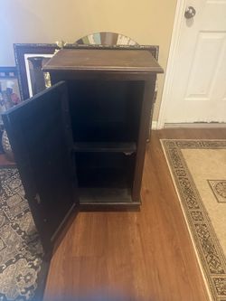Dark Wood Accent Storage Cabinet  – Great for Extra Storage
