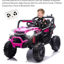 24V Kids Ride On UTV For Toddlers And Big Kids