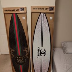 Gucci Chanel Surf Board Art