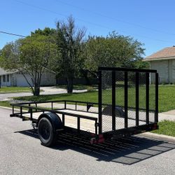 Utility Tráiler Big Tex 2023 New Clean Title 12 × 77 Ft Atv Cuatrimoto Polaris Sportsman Kawasaki Mule// RZR Highlifter// 