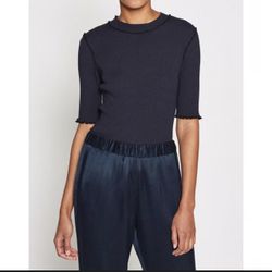 JOIE Thama Midnight Short Sleeve Top 